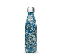Qwetch - Botella Isotérmica Originals - Hanami Azul 500ml - Botella Nómada de Acero Inoxidable - 24h Frío y 12h Caliente - Impermeable, Libre de BPA y Reutilizable