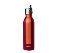 Qwetch - Botella Térmica Active Inox 600ml con Tapón Deportivo Sport Granate | Botella Agua Acero Inoxidable - 24h Frío / 12h Caliente - Reutilizable, Compacta, Hermética y sin BPA