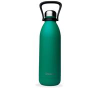 Qwetch - Botella Térmica Grande Inox 1,5L Verde Tundra Titan - 48h Frío y 16h Caliente - Hermética & Sin BPA - Cantimplora de Acero Inoxidable con Asa - Termo para Camping, Picnic, Familia