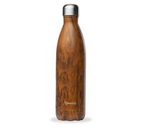 Qwetch - Botella Térmica Originals Acero Inox 750ml Wood - 24h Frío, 12h Calor - A Prueba de Fugas, Sin BPA y Reutilizable - Cantimplora para Oficina, Deporte, Senderismo y Viajes