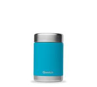 QWETCH - Fiambrera Isotérmica Azul 340ml - Caja de Comida de Acero Inoxidable - 5h Caliente y 7h Fría - Sin BPA, Resistente al Agua- Lunch Box para Oficina, Picnic, Senderismo