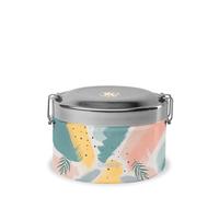 QWETCH - Nomad Bento Isotérmico - Rhapsody - Caja de Comida con compartimentos - 4h Caliente y 6h Frío - Sin BPA - Lunch box para oficina, viaje, camping, picnic