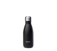 QWETCH Qwetch - Botella isotérmica negra 260 ml - Botella de acero inoxidable - 24 horas fría y caliente - impermeable, sin BPA y reutilizable