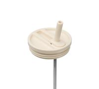 QWETCH - Tapón impermeable con pajita plegable, compatible con Travel Cup con tapa hermética para Tumbler isotérmica - Accesorio para botella de acero inoxidable - Antifugas e hidratación fácil