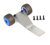 QWHTYO Compatible con Arrma para Granite para Grom para Typhon 1/18 Piezas De Mejora para Coche RC, Accesorios De Repuesto, Barra De Caballito Metálica RC Accesorio del Coche(Blue)