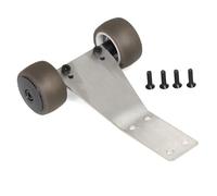 QWHTYO Compatible con Arrma para Granite para Grom para Typhon 1/18 Piezas De Mejora para Coche RC, Accesorios De Repuesto, Barra De Caballito Metálica RC Accesorio del Coche(Black)