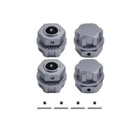 QWHTYO Compatible con Arrma para Kraton 8S para Outcast 1/5 RC Car Accesorios Piezas 4 Piezas Conectores De Rueda Estriados De Metal De 24 Mm RC Accesorio del Coche