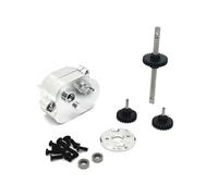 QWHTYO Compatible con MN168 para MN82 para MN78 para MN99S 1/12 RC Accesorios Y Piezas para Coche Caja De Engranajes De Transmisión Metálica con Soporte De Motor 370 RC Accesorio del Coche