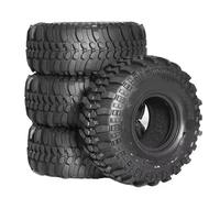 QWHTYO RC Coche Rueda Neumáticos Compatible con Rock para Track para Redcat para Scx10 II para Axial para Yikong D90 para Trx4 1/10 RC Car Tire 4 Uds Neumáticos De Goma De 1,9 Pulgadas Y 118 Mm