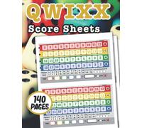 Qwixx Score Sheets: 280 Colored Dice Game Score Pads for Scorekeeping-Qwixx Game Sheets - Qwixx Score Sheets - Qwixx Replacement Score Pads for ... score pads for Qwixx dice game