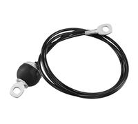 QWORK® 1.5m Cable de Acero Ajustable con Bola de Gravedad, para Sistema de Poleas de Gimnasio,Capacidad de Carga 100kg