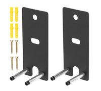 QWORK® 1 Par De Soportes De Pared Negro, Compatible con Bose Lifestyle 650/700, Fácil Instalación