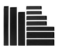 QWORK® 10 Piezas Funda para Cuchillos de Cocina, Funda Protectora Cuchillo, Suave Fieltro Interior