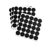 QWORK® 100 Piezas Almohadillas Antideslizantes para Muebles 25mm x 3mm, Protectores de Piso Autoadhesivas, Antiarañazos y Reducen el Ruido