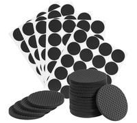 QWORK® 100 Piezas Almohadillas Antideslizantes para Muebles 40mm x 3mm, Protectores de Piso Autoadhesivas, Antiarañazos y Reducen el Ruido