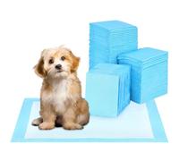 QWORK® 100 Piezas Almohadillas para Cachorros, 45 x 33 cm Almohadillas de Entrenamiento para Mascotas, Alfombrillas para Orinar Altamente Absorbentes, para Cachorros, Mascotas Pequeñas