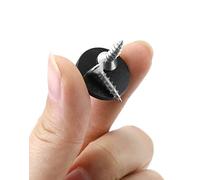 QWORK® 100 Piezas Imanes Pequeños Adhesivo, 20 mm x 2 mm Pegatinas Magnéticas para Sujetar Fotos, Carteles o Notas