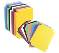 QWORK® 100 Piezas separadores tarjetas, 93.3x69mm card divider plástico, para juegos, cartas deportivas