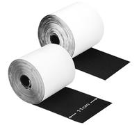 QWORK® 11cm x 6M Cinta gancho y bucle fuerte con adhesiva, Solución antideslizante para cojines, colchones y alfombras de sofá