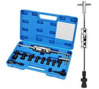 QWORK® 12 Piezas Extractor rodamientos Interiores de Agujero Ciego, con Martillo Deslizante y Pinzas Extensibles para rodamientos de Rueda, 8-32 mm