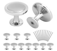 QWORK® 12 Piezas Pomos Muebles, Pomos Armarios, Tiradores Armarios, Pomos Puertas para Cajones, Aparadores