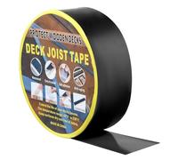 QWORK® 15 m x 50 mm Cinta protectora de madera para terrazas, cinta adhesiva fuerte para enmascarar subestructuras y madera, protección fiable contra las inclemencias del tiempo