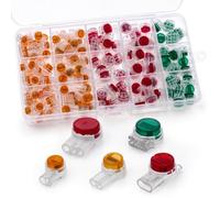 QWORK® 150 Piezas Kit de Conectores de Cableado UY UY2 UR UR2 UG - Empalmes Estancos con Gel para Reparación de Teléfono, Red y Altavoz - Terminales de Conexión AWG 19-26