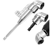 QWORK® 2 Piezas 105° adaptadores de destornillador en ángulo, adaptador de destornillador