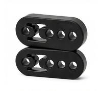 QWORK® 2 Piezas Colgadores de Tubos de Escape 4 Agujeros Colgadores Goma para la Mayoría de los Coches