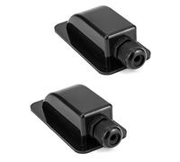 QWORK® 2 Piezas IP68 Impermeable ABS Solar Un Cable Entrada Gland-Weather Resistente Cable de Entrada para Paneles solares de RV, Caravana y Marina, Color Negro