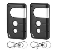 QWORK® 2 Piezas Mando a Distancia Puerta Garaje, transmisor Manual 433,92 MHz, Compatible con Chamberlain MotorLift LiftMaster 84330E, 84333E, 84335E y 8747E