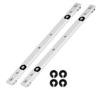 QWORK® 2 piezas Miter Bar Slider de 300 mm, riel en T de aleación de aluminio, Sierra de Mesa Deslizador de Ingletes, para sierras de mesa