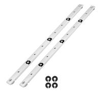 QWORK® 2 piezas miter bar slider de 450 mm, riel en T de aleación de aluminio, sierra de mesa deslizador de ingletes, para sierras de mesa