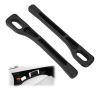 QWORK® 2 Piezas Relleno Espacios Asientos Coche Universal, Organizador de Espacios para Asientos de Coche de Cuero PU, Relleno para Espacios de Asientos de Coche, para Coche, SUV, Camión