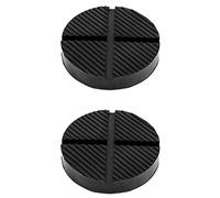 QWORK 2 Pzs Goma Gato Universal, 125 x 26 mm Taco de Goma Bloque de Goma con Ranuras para Caballete Coche