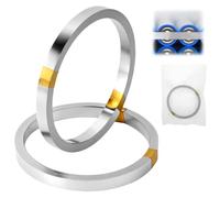 QWORK® 2 Rollos 10M tiras de níquel para baterías, tiras de níquel niqueladas 0,15 x 8 MM