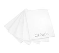 QWORK® 20 Piezas Alfombrilla Absorbente Aceite, 50 x 40 x 0.5 cm Alfombrilla Absorbente Aceite, para Fábricas, Talleres de Reparación