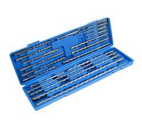 QWORK® 20 Piezas juego de brocas SDS Plus, brocas de percusión SDS potentes para hormigón, ladrillo y piedra con diseño de 4 filos de corte