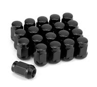 QWORK® 20 Piezas Tuercas de Rueda, Tuercas de Rueda M12 x 1.5 x 34, Compatible con Honda, Toyota, Volvo