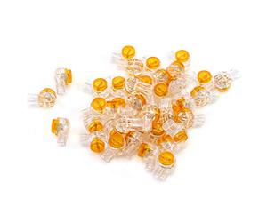 QWORK® 200Pcs Conectores de Empalme UY, Conector K1, Conectores para Empalmar Cables de Teléfono y Computadora (K1)