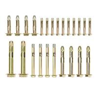 QWORK® 24 piezas de anclaje de perno de alta resistencia M6/8/10 - juego de anclajes de alta resistencia con protección contra la corrosión