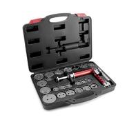 QWORK® 24 Piezas Juego de restablecimiento de pistón de Freno neumático, con Estuche, Adecuado para la mayoría de los automóviles