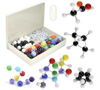 QWORK® 240 Piezas Kit de Modelo Molecular para química, Modelo Molecular de química orgánica e inorgánica, Adecuado para enseñanza y experimentos Escolares