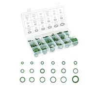 QWORK® 270 piezas Juego de Aros Tóricos, juntas toricas de goma, 18 tamaños en verde para fontanería y reparación de automóviles