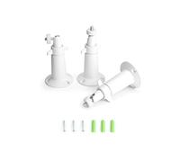 QWORK® 3 Piezas Soportes De Pared para Cámara, Blanco, Ajustable 360°, Compatible con Arlo, Arlo Pro, Arlo Light, Arlo Go