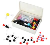 QWORK® 307 Piezas Kit de Modelo Molecular para química, Modelo Molecular de química orgánica e inorgánica, Adecuado para enseñanza y experimentos Escolares