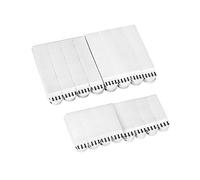 QWORK® 32 Pares tiras adhesivos pequeños para colgar cuadros sin agujeros - 16 pares grande 16 pares mediano - para marcos de fotos, relojes de pared, espejos de pared y mucho más