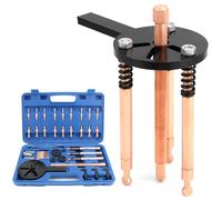QWORK® 36 Piezas Extractor de rodamientos, Juego de extractores de rodamientos Interiores con Manga y Llave, para Desmontar rodamientos Interiores