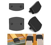 QWORK® 36 Pzs Soporte de Plástico para Laminas Somier, 24 Tapas Laterales y 12 Soporte Centrales para 53-55mm Laminas (55 mm x 9 mm Interior)