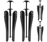 QWORK® 4 Piezas hormas para botas, 31 cm moldeador de botas con asa, soporte de bota negro